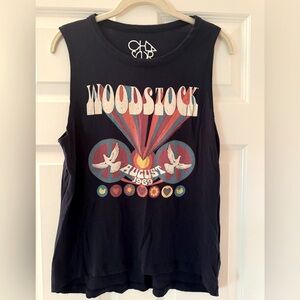 Chaser Woodstock Graphic Sleeveless Tee